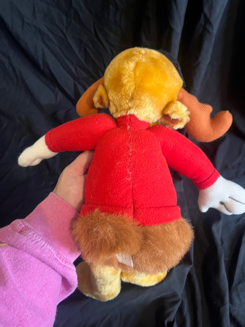 Vintage NANCO Plush Bullwinkle Moose in Red Sweater - Picture 5 of 5